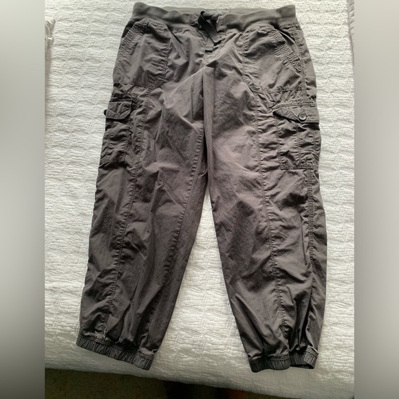 Grey Calvin Klein Summer-weight Cargo Pants - Picture 1 of 5